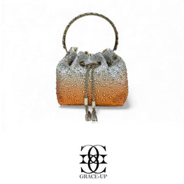 Grace Up Soft Bag 2 Orange/Silver