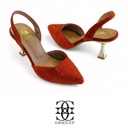 Grace Up Heels 455 Orange