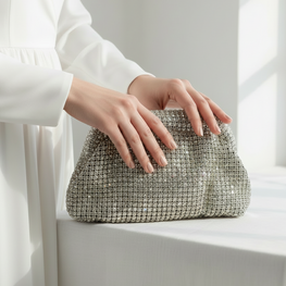 Grace Up Clutch IMP 36 Silver