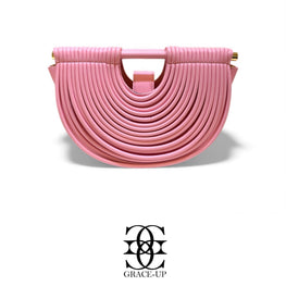 Grace Up IMP D Shaped Bag Pink