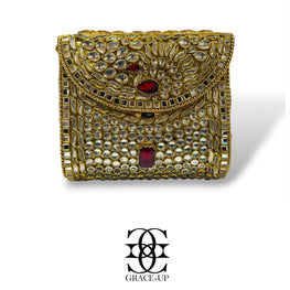 Grace Up Clutch Kundan/Turkish 101 Mini