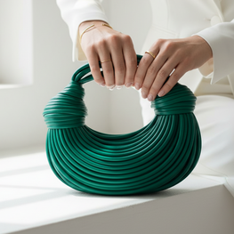 Grace Up IMP Round Strips Bag Green