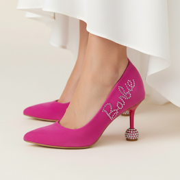 Grace Up Heels Barbie Edition | Hot Pink