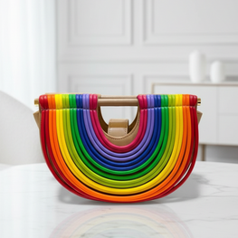 Grace Up IMP D Shaped Bag Rainbow