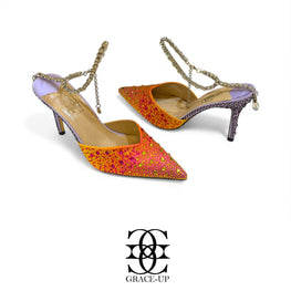 Grace Up Heels 507 Orange