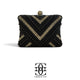 Grace Up Clutch 597 Black