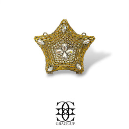 Grace Up Mini Star Clutch Kundan 12