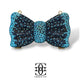Grace Up Mini Rhinestones Bow 2 Blue