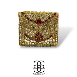 Grace Up Clutch Kundan/Turkish 86 Mini