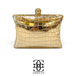 Grace Up Clutch 596 Gold