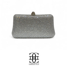 Grace Up Clutch S39 Silver