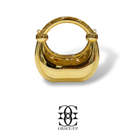 Grace Up Mini Acrylic Gold Bag 3