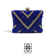Grace Up Clutch 607 Blue
