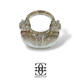 Grace Up Mini Acrylic Silver Bag 4