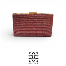 Grace Up Clutch 580 Maroon