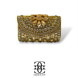 Grace Up Clutch Kundan/Turkish 83 Mini
