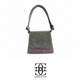 Grace Up Full Stones Mini Bag Black Multi