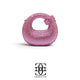 Grace Up Mini Rhinestones Bag Pink