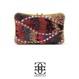 Grace Up Clutch IMP 66 Maroon
