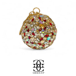 Grace Up Clutch Ball 3 Maroon/Silver