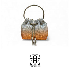 Grace Up Soft Bag 2 Orange/Silver