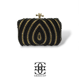 Grace Up Clutch 610 Black