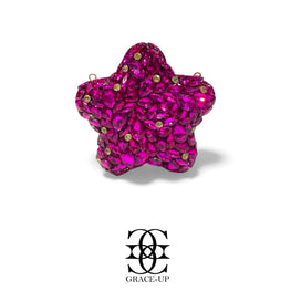 Grace Up Mini Star 4 Clutch Full Hot Pink