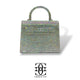 Grace Up Mini Acrylic Silver Multi Rhinestones Bag