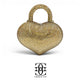 Grace Up Mini Rhinestones Heart Golden