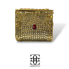 Grace Up Clutch Kundan/Turkish 101 Mini