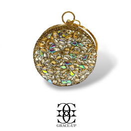 Grace Up Clutch Round 2 Gold Multi