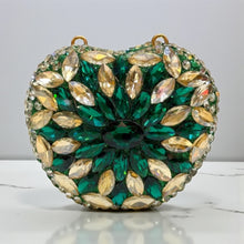 Grace Up Mini Apple Green/Silver Clutch