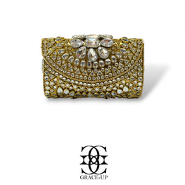 Grace Up Clutch Kundan/Turkish 84 Mini