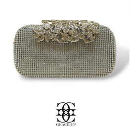 Grace Up Clutch 594 Silver