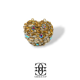 Grace Up Mini Apple 2 Gold Clutch