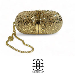 Grace Up Clutch Capsule Golden