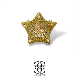 Grace Up Mini Star Clutch Kundan 11