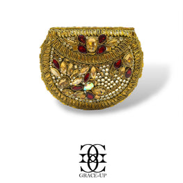 Grace Up Mini Clutch Kundan/Turkish 32