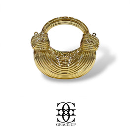 Grace Up Mini Acrylic Gold Bag 4