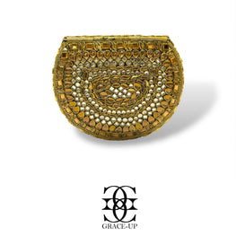Grace Up Mini Clutch Kundan/Turkish 32