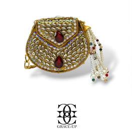 Grace Up Clutch Kundan/Turkish 125 Mini