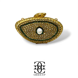 Grace Up Clutch Kundan/Turkish 96 Mini