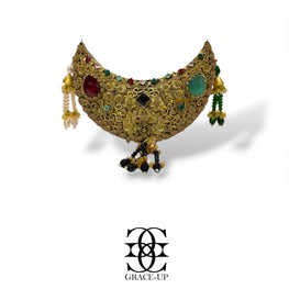 Grace Up Royal Moon Clutch Green Multi