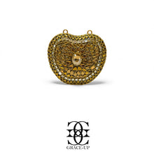 Grace Up Mini Apple Kundan Clutch 001