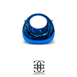 Grace Up Mini Acrylic Blue Bag