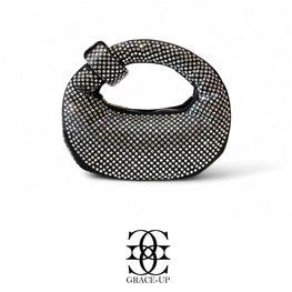 Grace Up IMP Round Bag Full Black/Silver