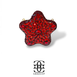 Grace Up Mini Star 5 Clutch Full Maroon