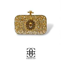 Grace Up Clutch 602 Gold