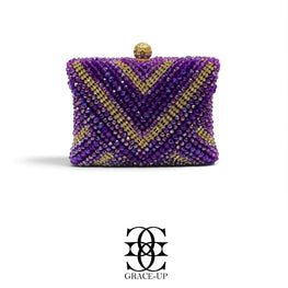 Grace Up Clutch 607 Purple