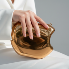 Grace Up Acrylic Apple Clutch Rose Gold